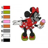 Minnie Mouse Embroidery 12